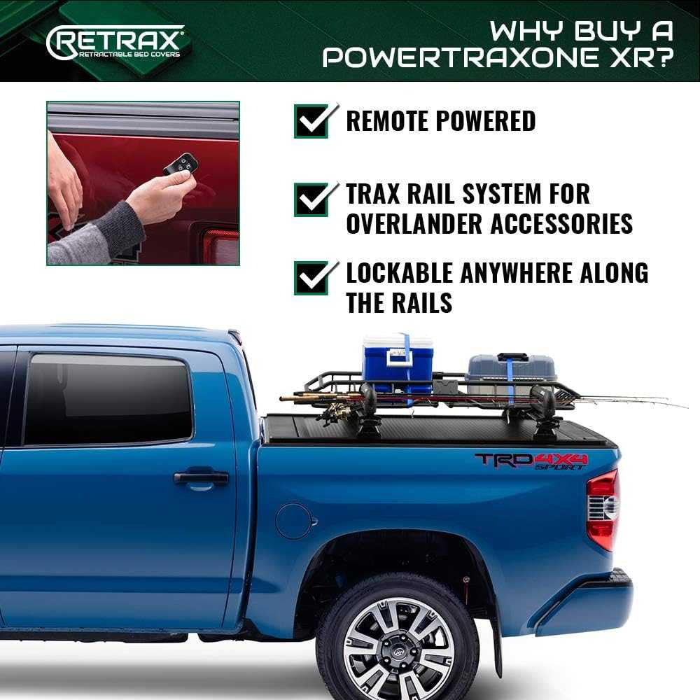 Retrax POWERTRAXONE XR | Electric Polycarbonate Retractable Bed Cover | RAM 1500 DS/2500HD (6'4 Bed Size)  w/out RAMBOX