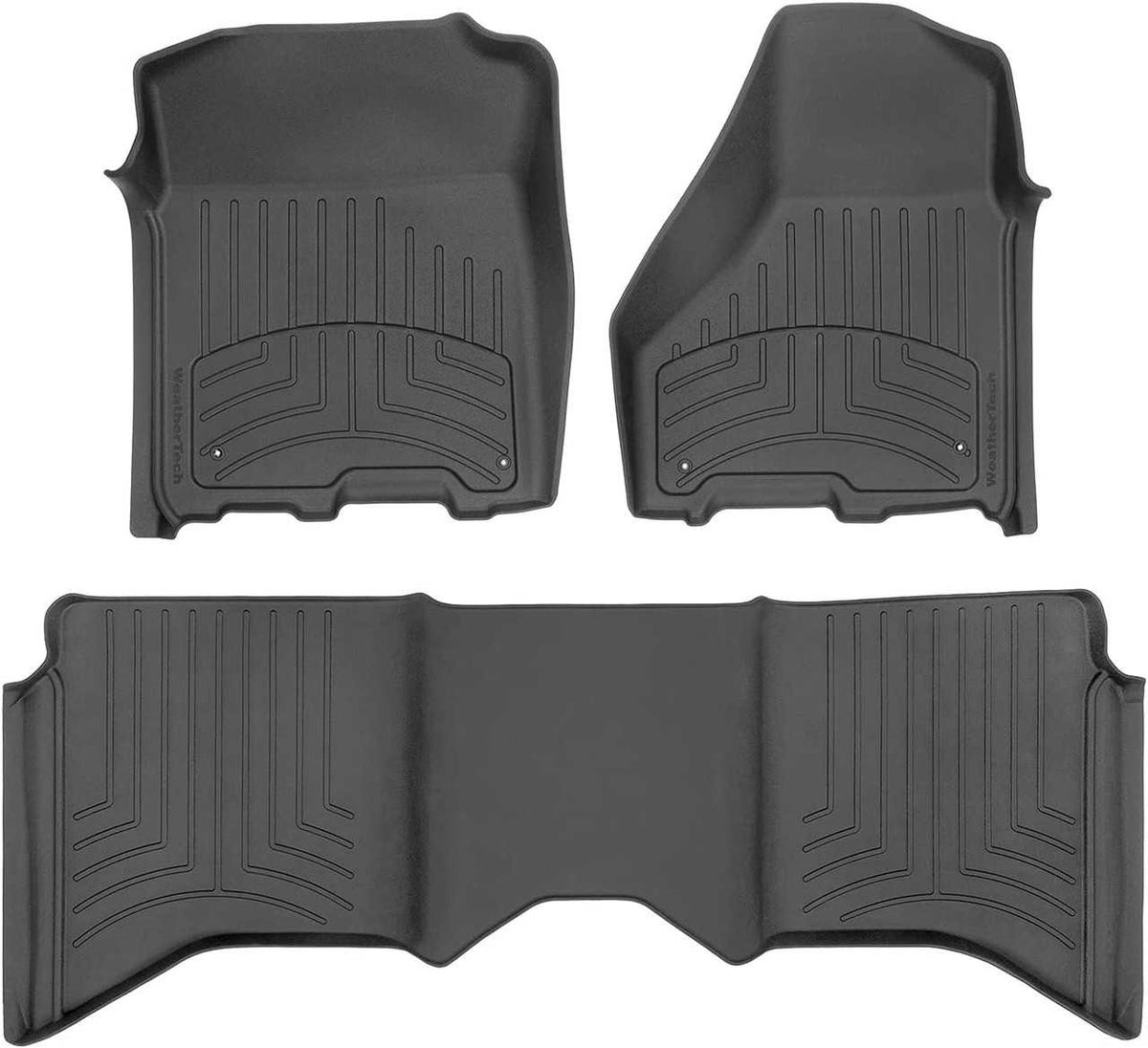 WeatherTech FloorLiner HP - Front & Rear Floor Mats | RAM 2500/3500HD Crew Cab (up to 2025)