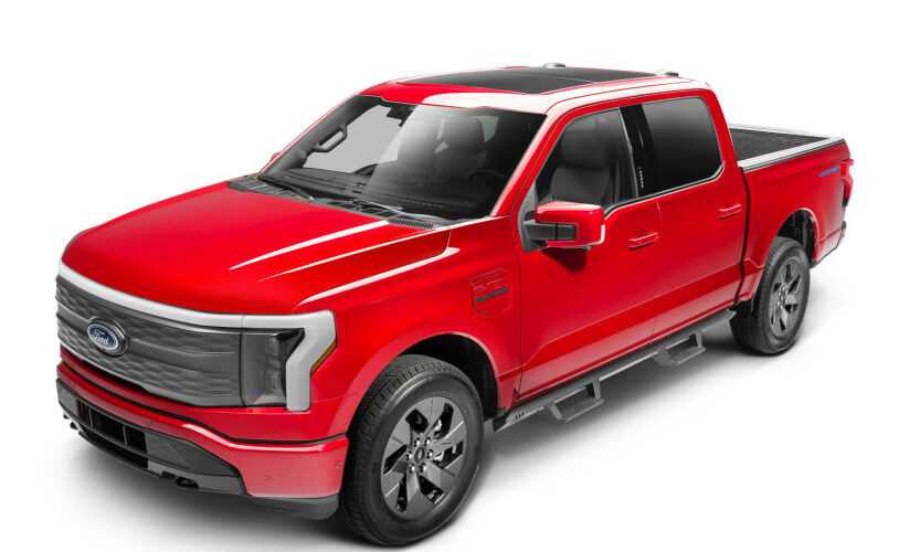 N-Fab EPYX Cab Length Side Steps Black Nerf Steps | Fits Ford F-150 / Lightning SuperCrew Cab Pickup