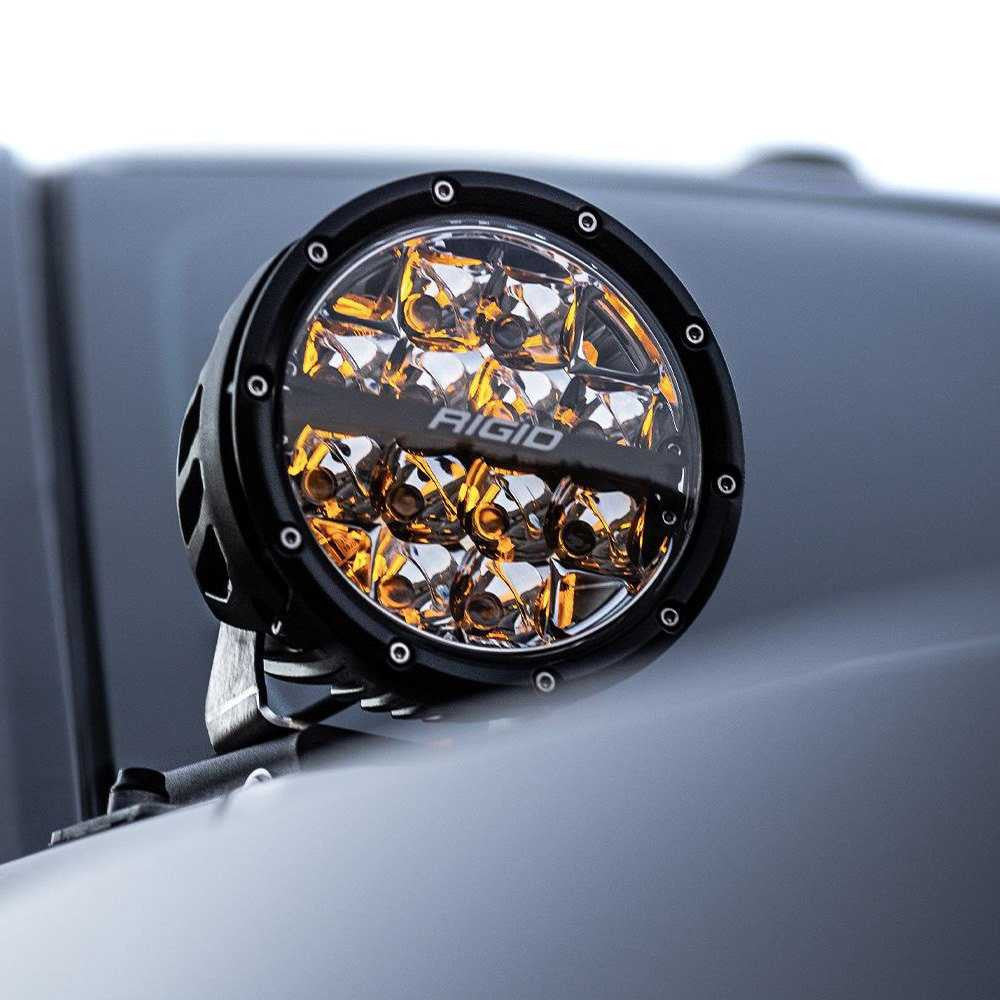 Rigid Industries 360- Series 4inch LED Off-Road Drive Optic w/Red Backlight | Pair