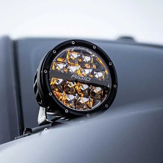 Rigid Industries 360-Series 6inch LED Off-Road Drive Optic w/Blue Backlight | Pair