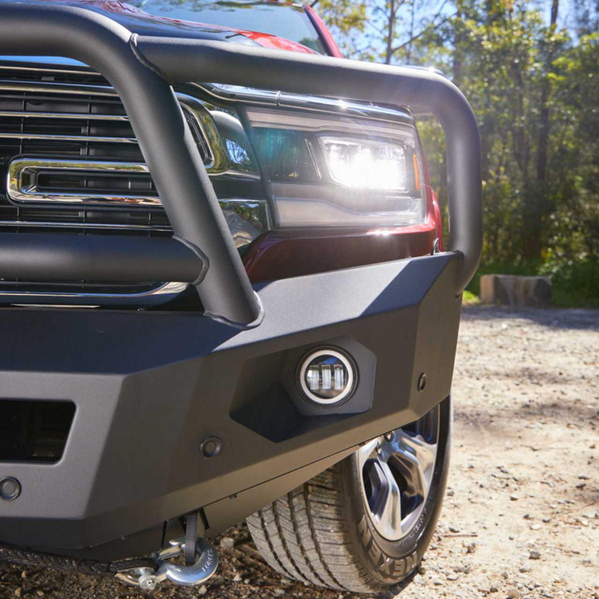 Upfitter Triple Loop Bull Bar | RAM 1500 DT (Ex Hurricane Engine) | Winch Compatible