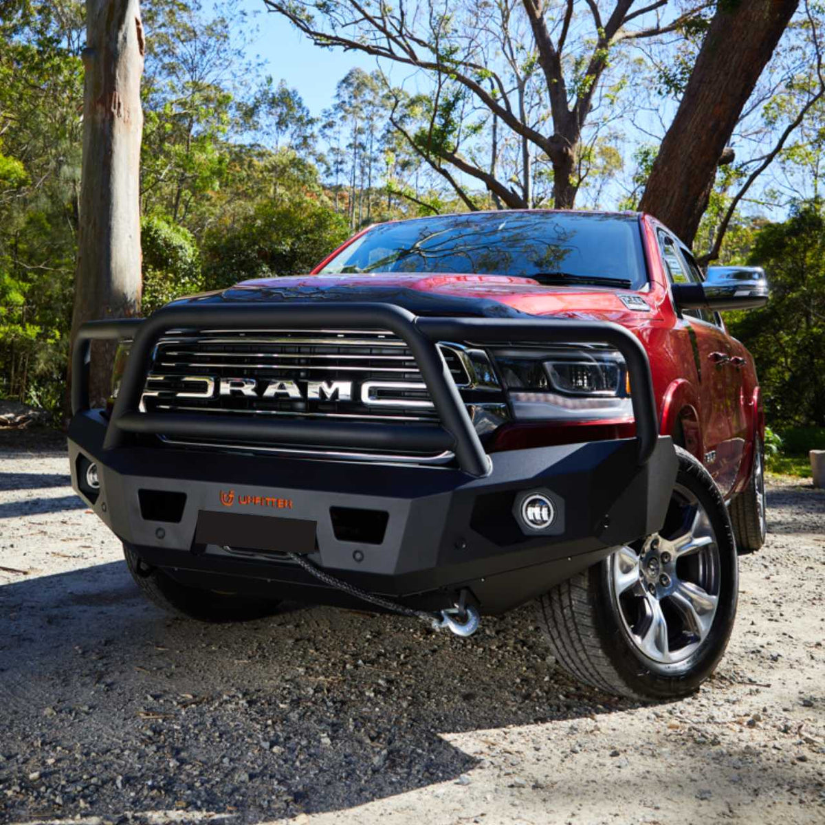 Upfitter Triple Loop Bull Bar | RAM 1500 DT (Ex Hurricane Engine) | Winch Compatible