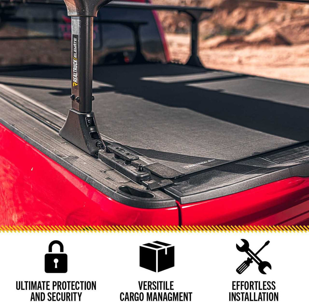 BAK Revolver X4TS Hard Rolling Truck Bed Tonneau Cover w/ T-Slot Rails | Fits Chevrolet Silverado 1500/ZR2 5'10 Bed