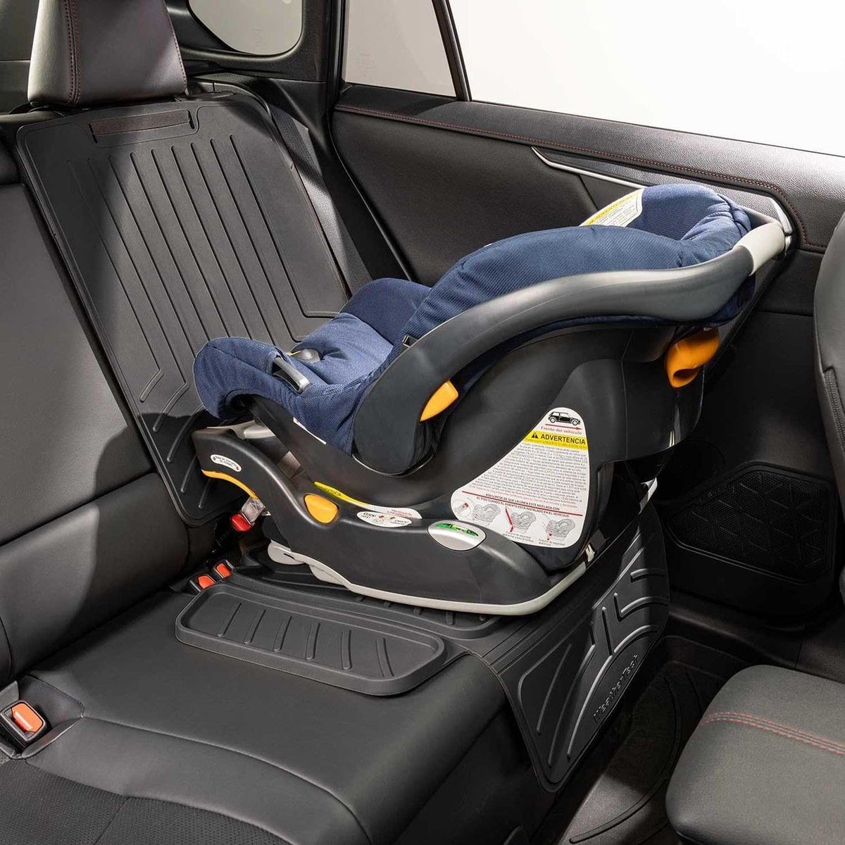 Weathertech Child Car Seat Protector with Seat Back - Black