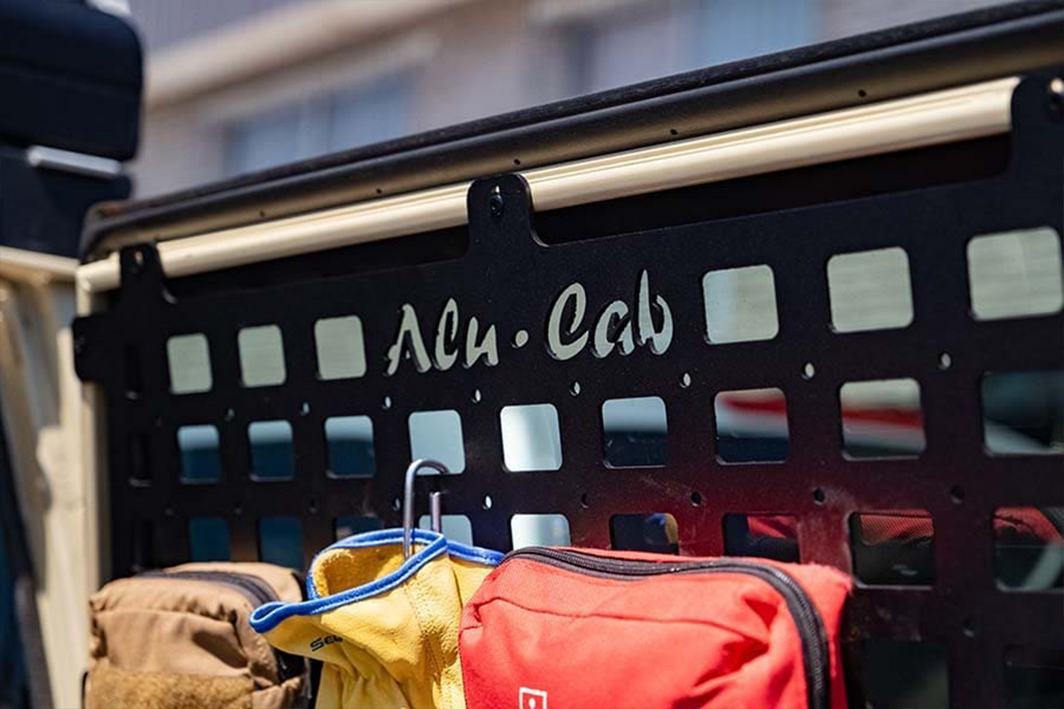 alu-cab Land Cruiser 78 Series Rear Door Molle Plates