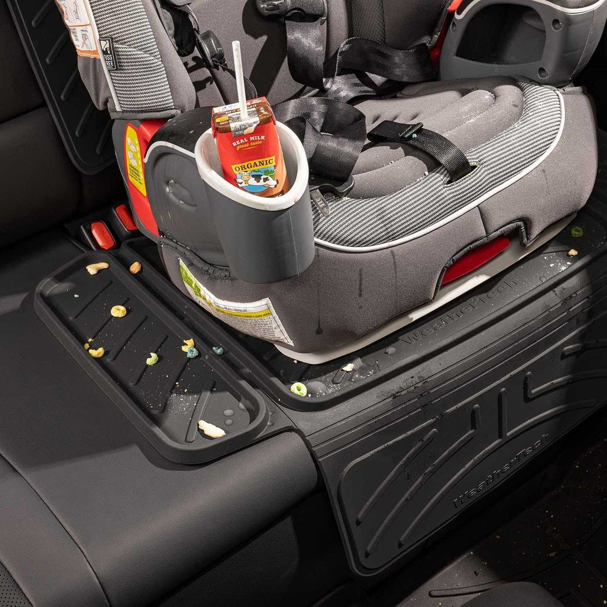 Weathertech Child Car Seat Protector with Seat Back - Black
