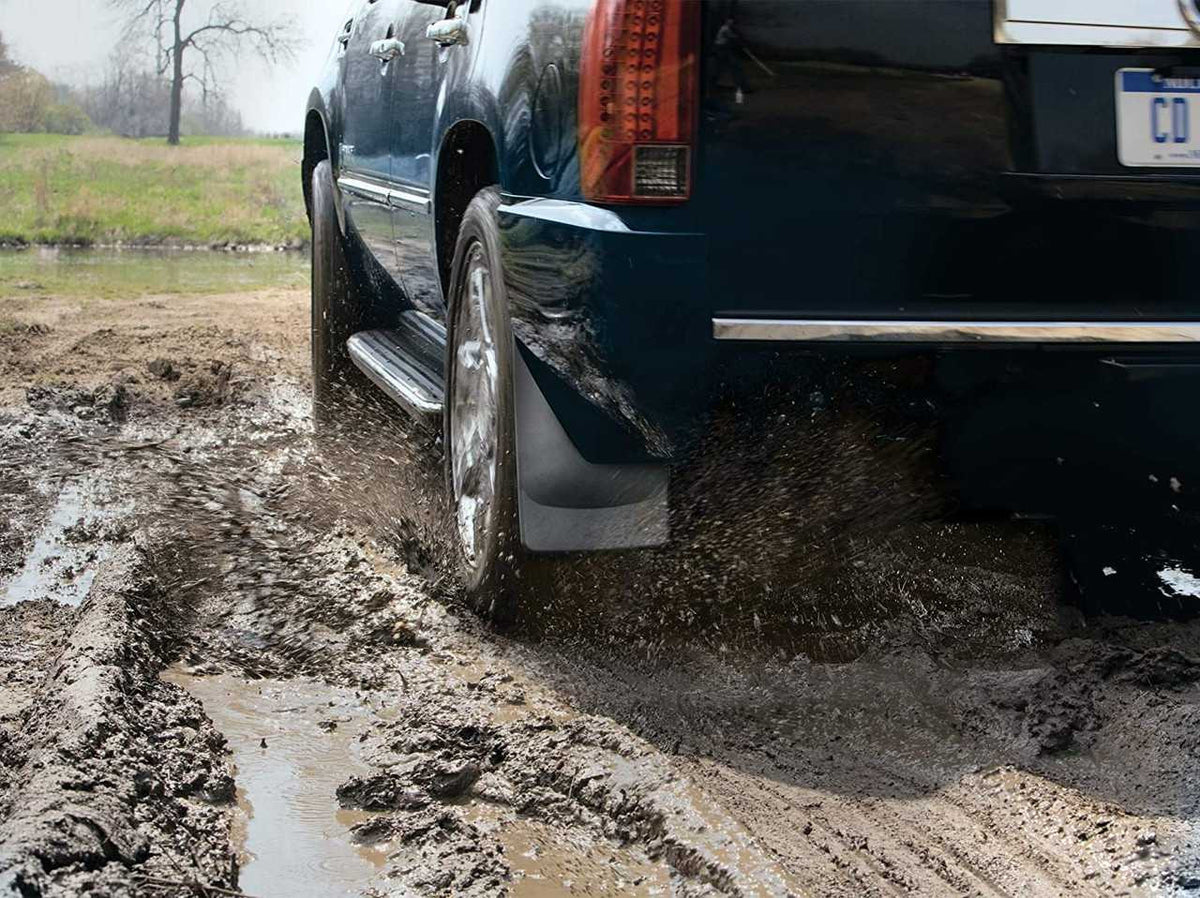 Weathertech No Drill Mud Flaps Splash Guard - Front & Rear Set | Ford F-150 (2023+)