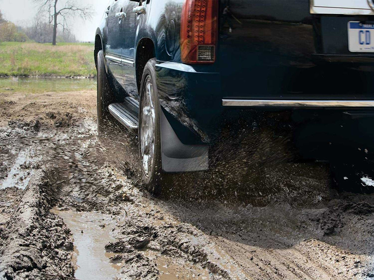Weathertech No Drill Mud Flaps Splash Guard - Front & Rear Set | RAM 1500 DS without flares