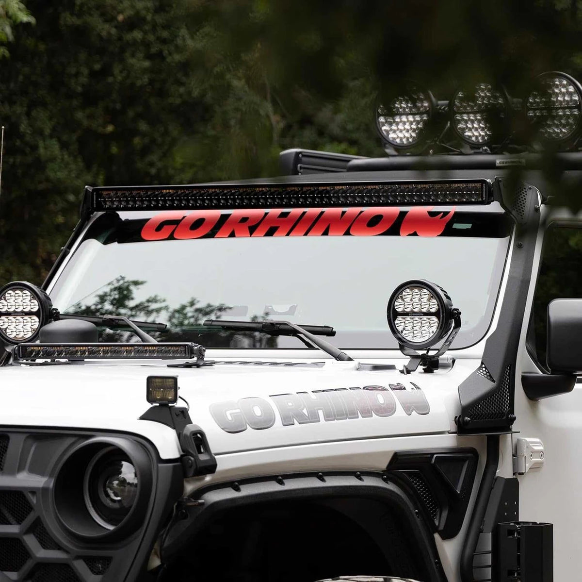Go Rhino Xplor Blackout Combo Series 50" DoubleLine Row LED Light Bar