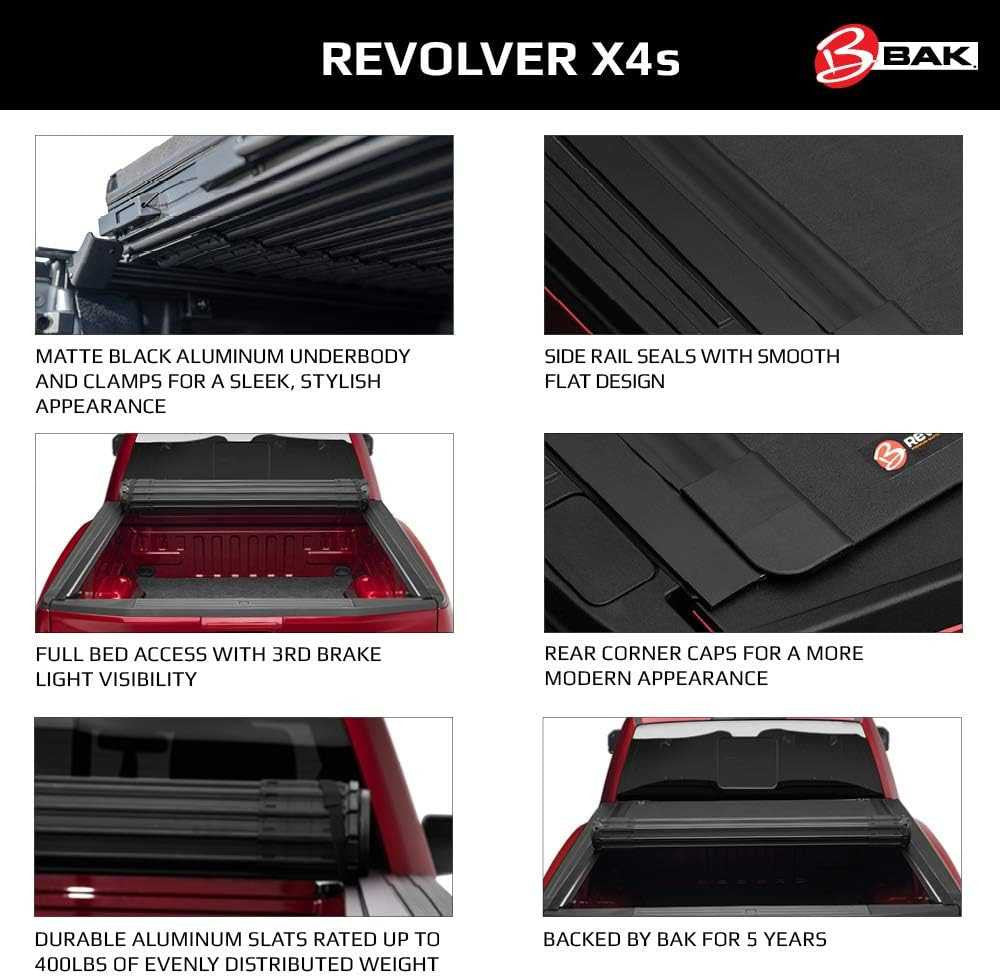 BAK Revolver X4s Hard Rolling Tonneau Cover | Fits RAM 1500 DS/2500 6'4" bed w/out RAMBOX