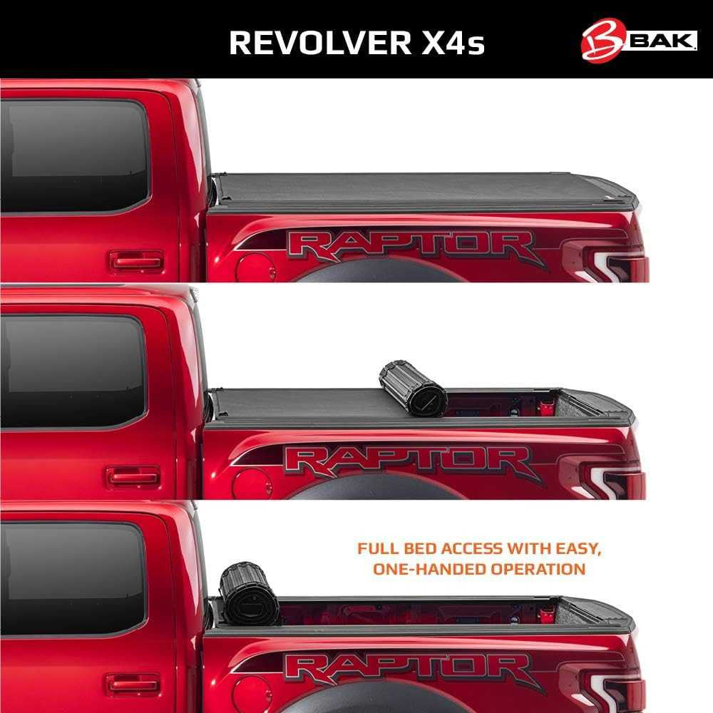 BAK Revolver X4s Hard Rolling Tonneau Cover | Fits RAM 1500 DS/2500 6'4" bed w/out RAMBOX