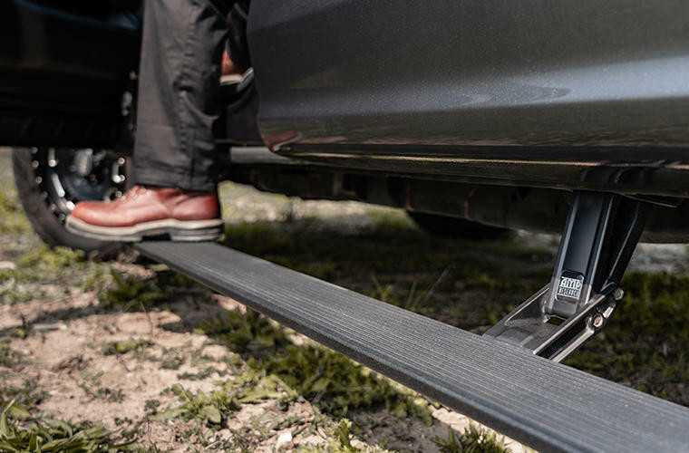 AMP Research PowerStep Xtreme Electric Running Boards | Power-Retractable Side Steps | RAM 1500 DT (up to 2025) Excludes Hurr