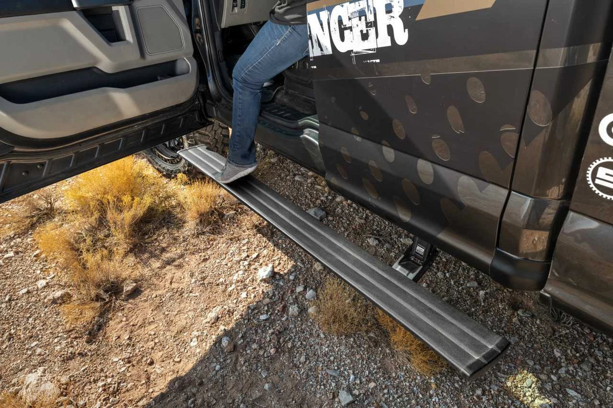 AMP Research PowerStep Smart Electric Running Boards | Power-Retractable Side Steps | Chevrolet Silverado 1500/2500HD (2022+)