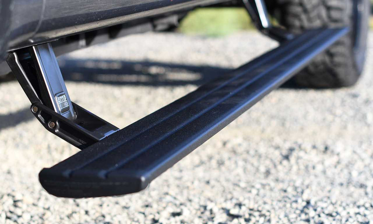 AMP Research PowerStep Smart Electric Running Boards | Power-Retractable Side Steps | RAM 1500 DT (up to 2025)  Excludes Hurr
