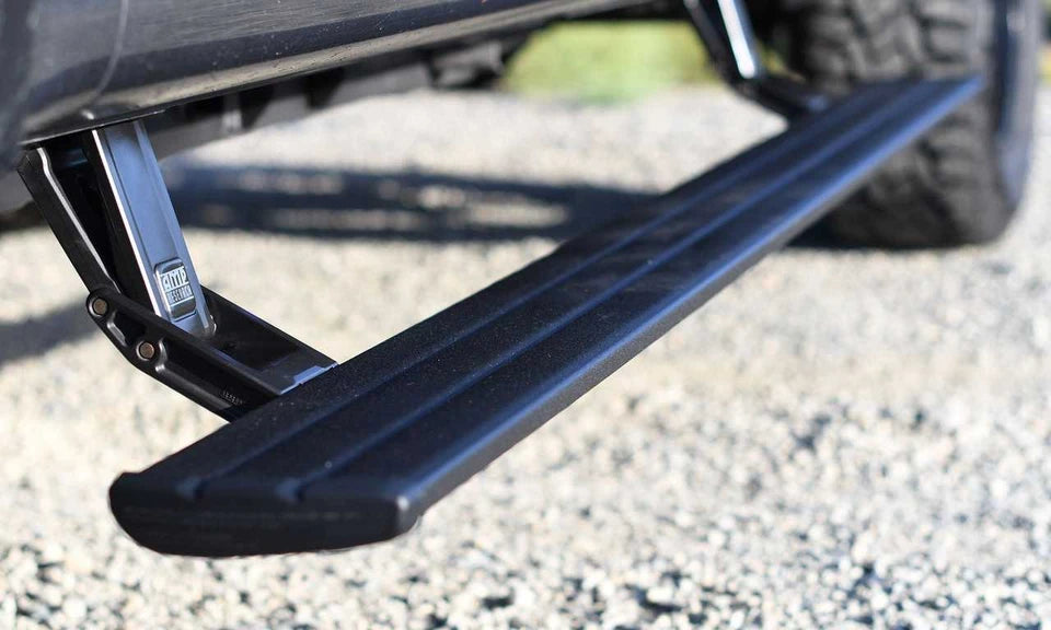 AMP Research PowerStep Smart Electric Running Boards | Power-Retractable Side Steps | RAM 1500 Rebel / 1500 DT Hurricane Mode
