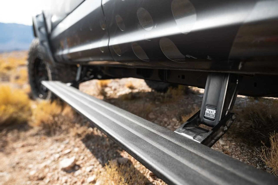 AMP Research PowerStep Smart Electric Running Boards | Power-Retractable Side Steps | RAM 1500 Rebel / 1500 DT Hurricane Mode