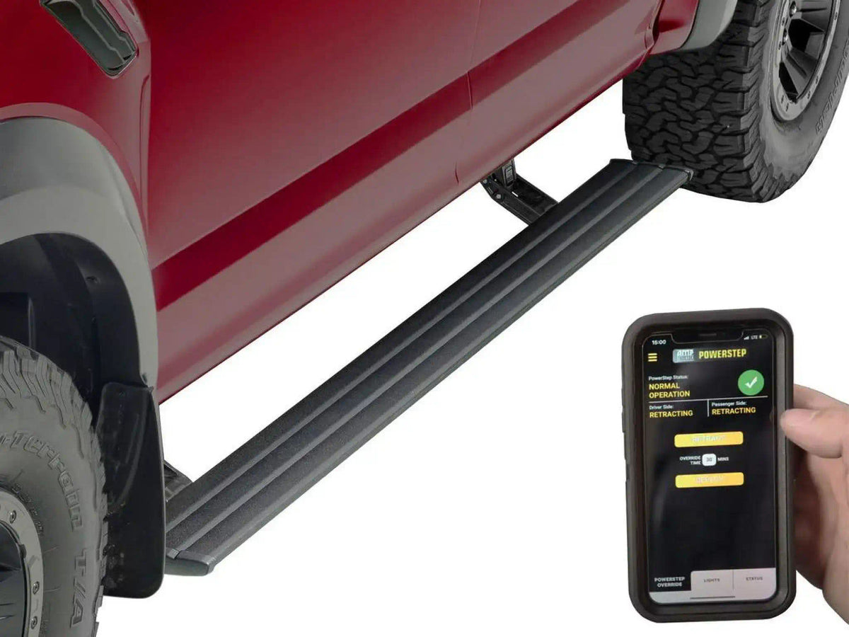 AMP Research PowerStep Smart Electric Running Boards | Power-Retractable Side Steps | RAM 1500 DT (up to 2025)  Excludes Hurr
