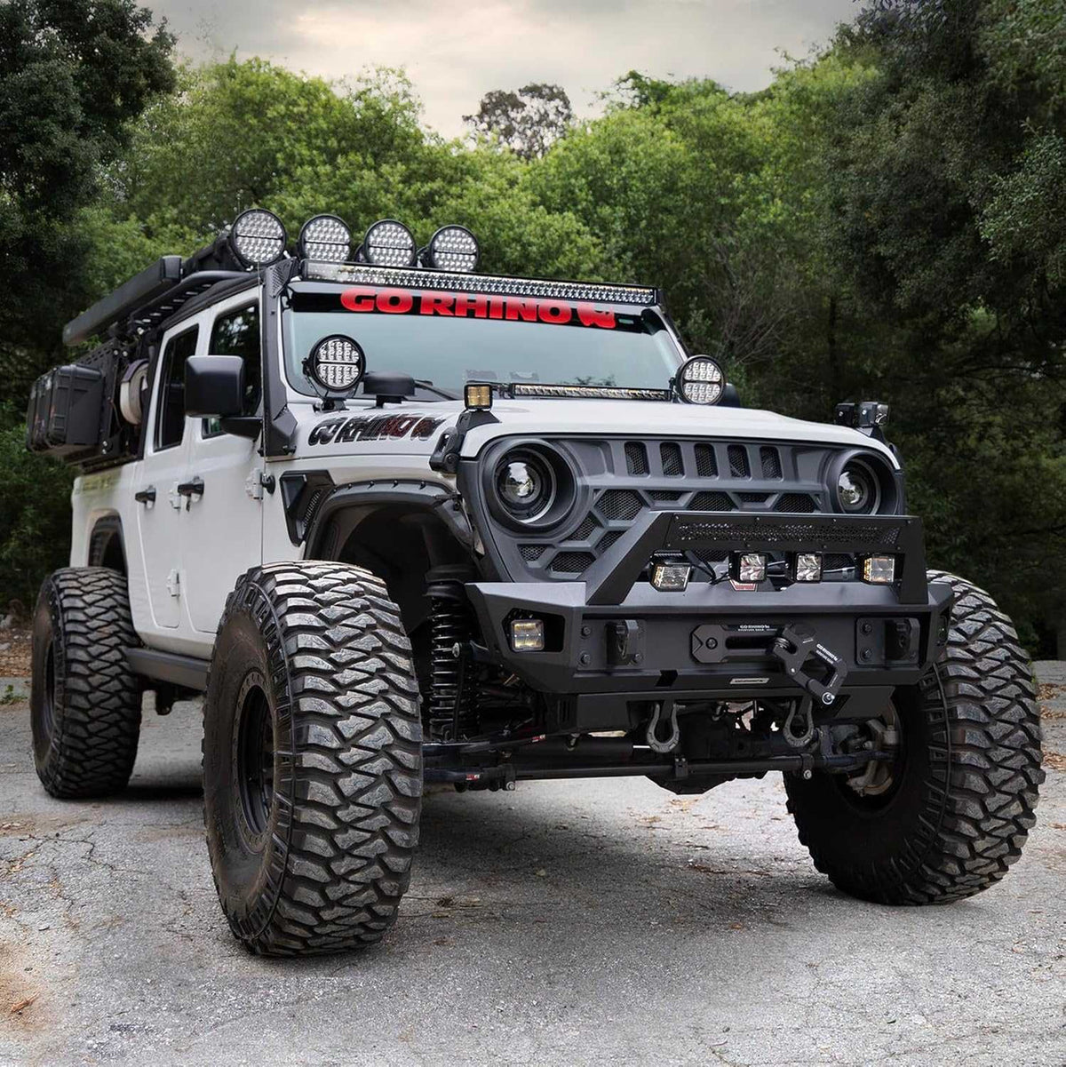 Go Rhino Xplor Blackout Combo Series 50" DoubleLine Row LED Light Bar