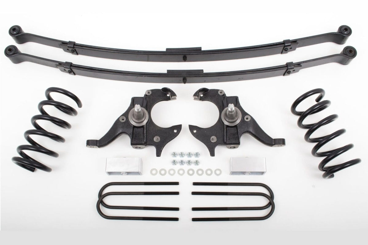 McGaughy's 4/5 Inch Spindle/Leaf Spring Lowering Kit 1982-2003 S10/Sonoma 2WD Regular Cab - 93116