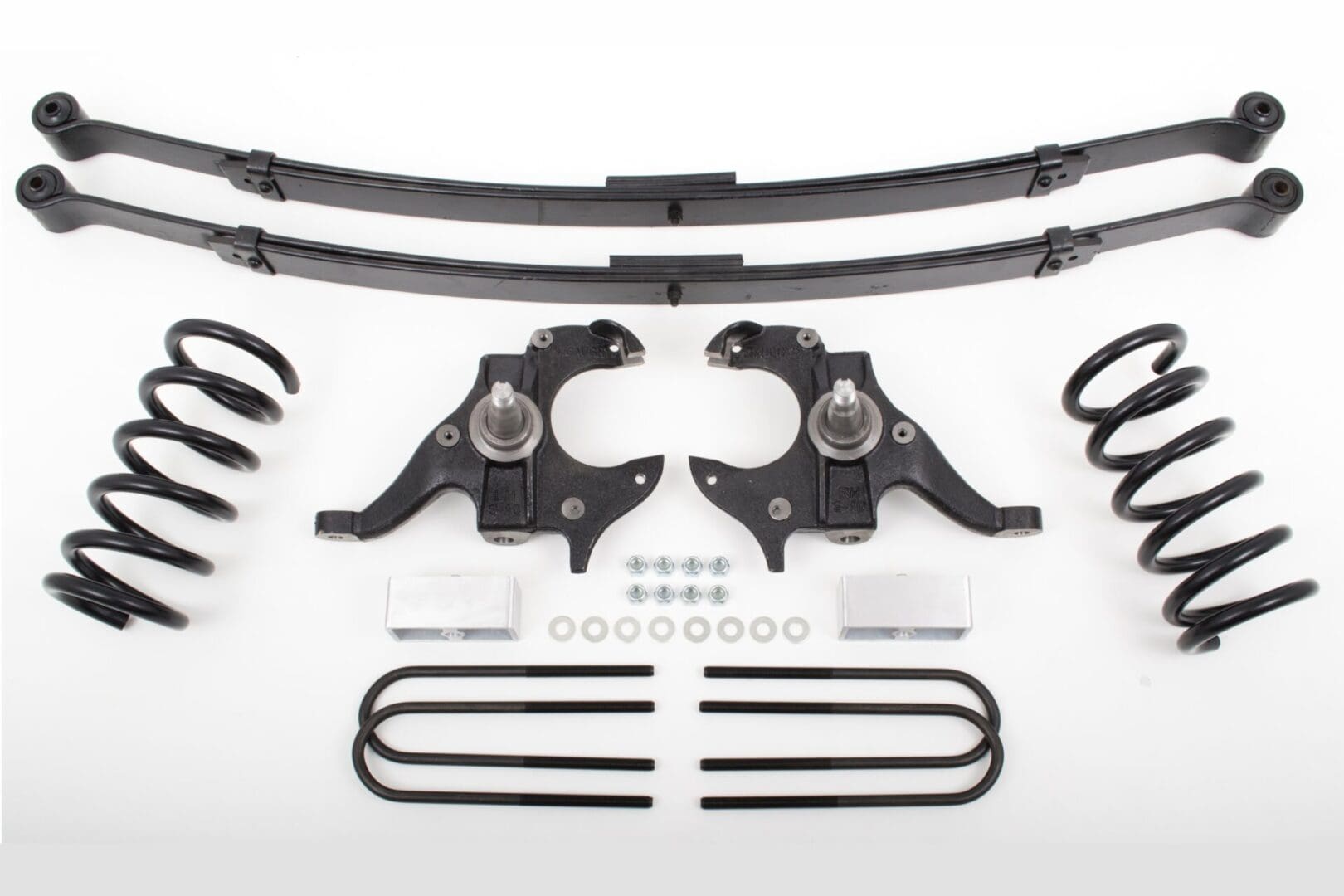 McGaughy's 4/5 Inch Spindle/Leaf Spring Lowering Kit 1982-2003 S10/Sonoma 2WD Extended Cab - 93117