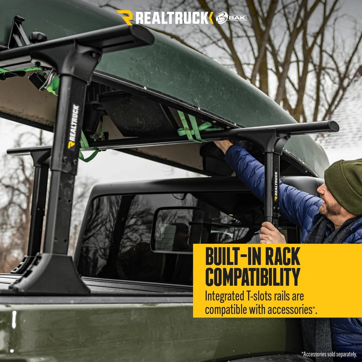BAK BAKFlip MX4 TS Hard Folding Tonneau Cover | Chevrolet Silverado 1500 2019+