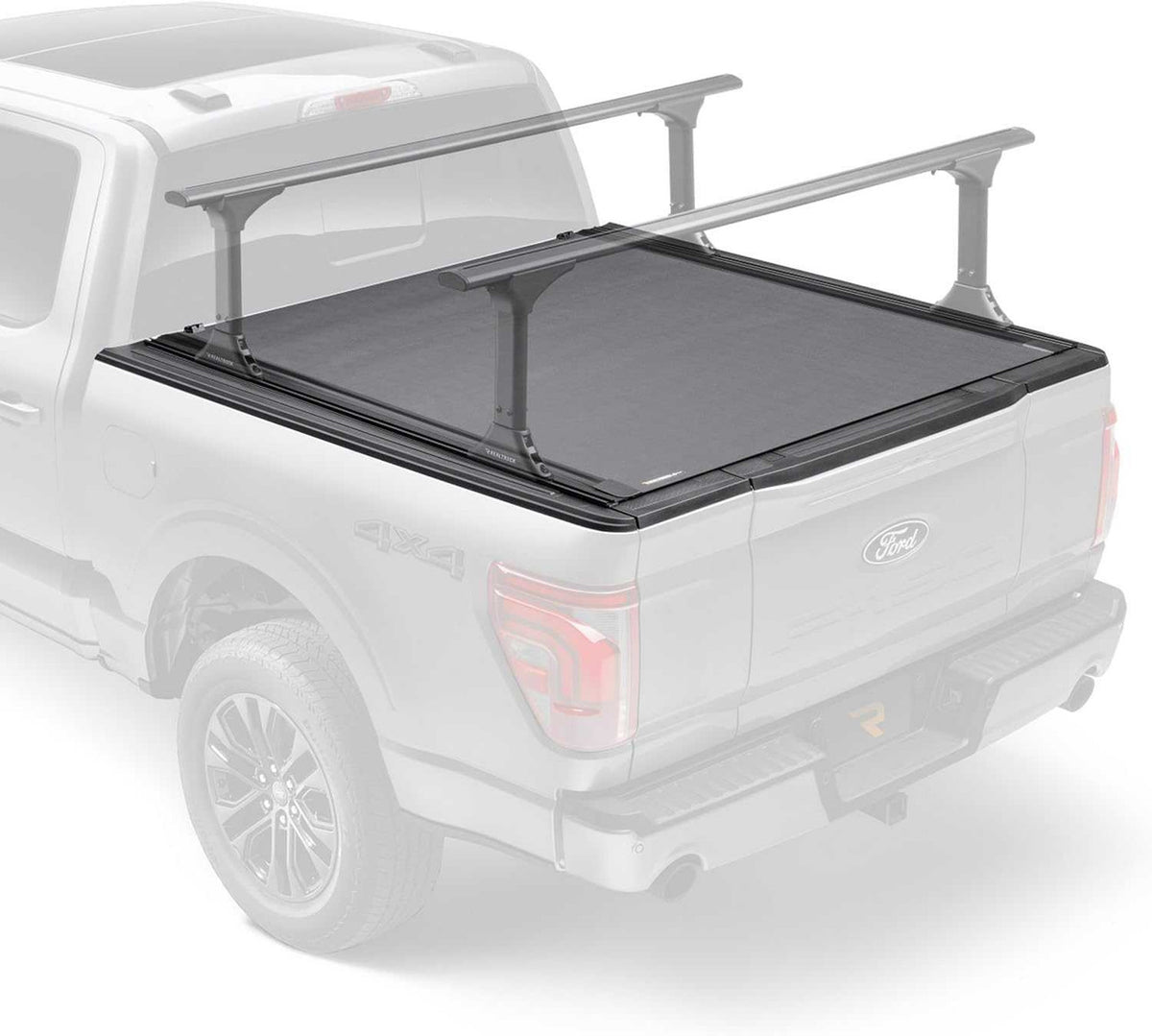 BAK Revolver X4TS Hard Rolling Truck Bed Tonneau Cover w/ T-Slot Rails | Ford F-150 6'5" Bed