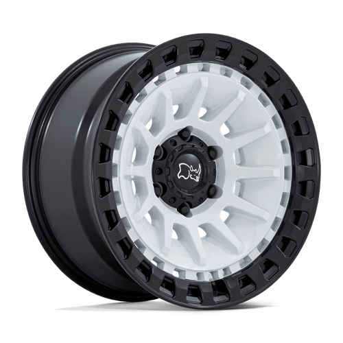 Black Rhino BARRAGE GLOSS WHITE ON MATTE BLACK wheel