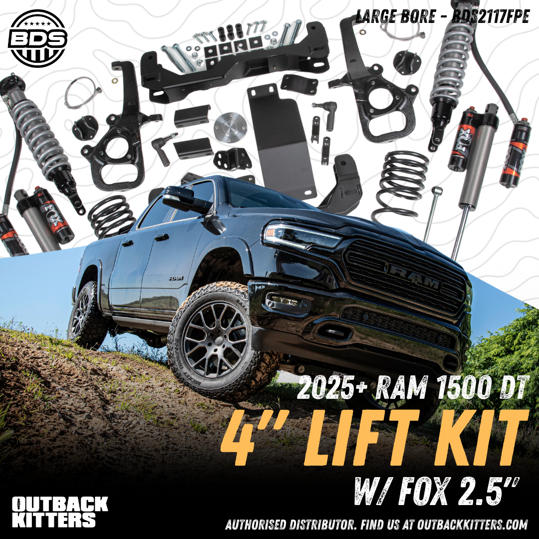 Outback Kitters BDS Suspension 4" Lift Kit for 2025+ Ram 1500 DT