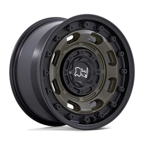 Black Rhino ATLAS OLIVE DRAB GREEN W/ BLACK LIP wheel