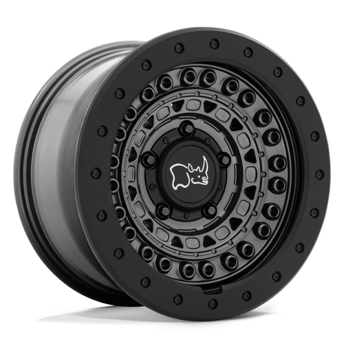 Black Rhino BARRICADE | GUN BLACK W/ BLACK ROCK GUARD wheel