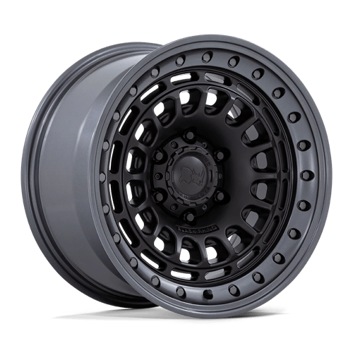 Black Rhino BR014 SAHARA | MATTE BLACK W/ GUNMETAL LIP wheel