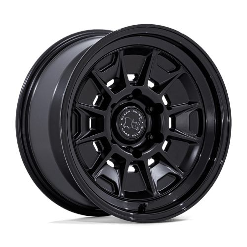 Black Rhino BR021 MONDO | MATTE BLACK W/ GLOSS BLACK LIP wheel