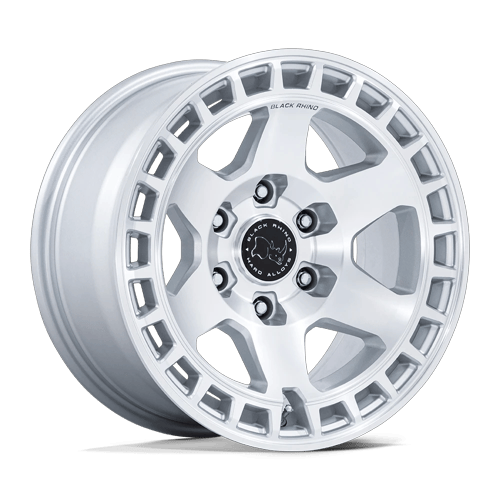 Black Rhino BR022 BAHARI | GLOSS SILVER W/ MACHINED FACE wheel