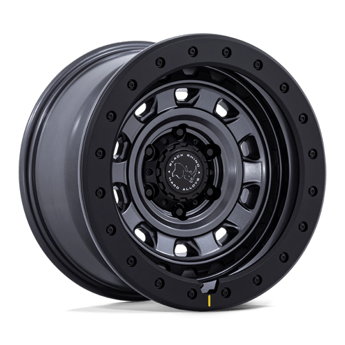 Black Rhino BR023 XPLORER MATTE GUNMETAL W/ MATTE BLACK LIP wheel