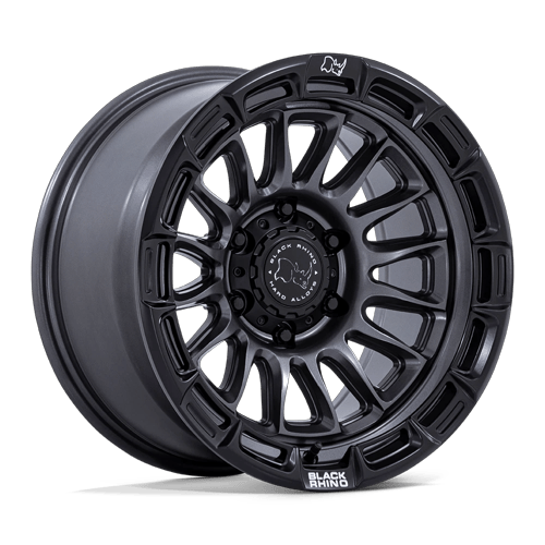 Black Rhino BR025 RIVAL MATTE GUNMETAL W/ MATTE BLACK LIP wheel