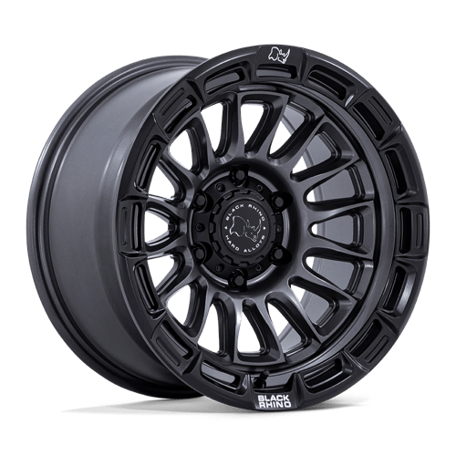 Black Rhino BR025 RIVAL | MATTE GUNMETAL W/ MATTE BLACK LIP wheel