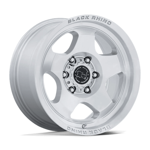 Black Rhino BR031 SOL GLOSS SILVER W/ MACHINED FACE wheel