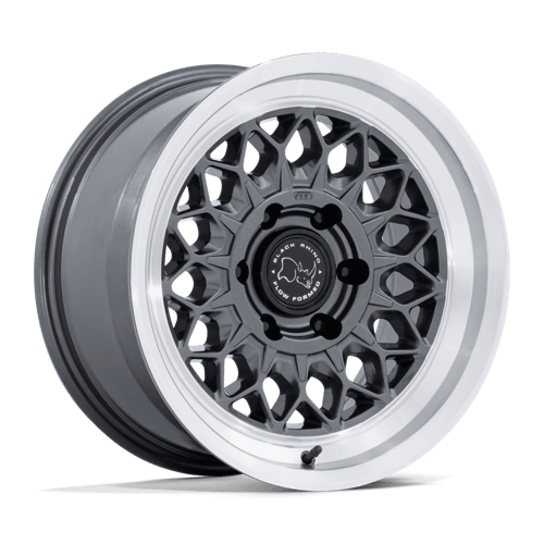 Black Rhino BR034 GRAZ GLOSS GUNMETAL W/ MACHINED LIP wheel
