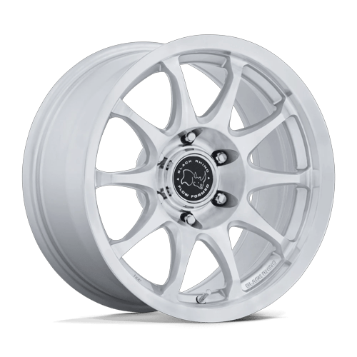 Black Rhino BR038 RONIN GLOSS SILVER W/ MACHINED FACE wheel