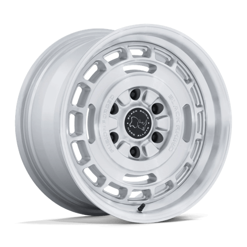 Black Rhino BR600 VAGABOND GLOSS SILVER W/ MACHINED FACE wheel