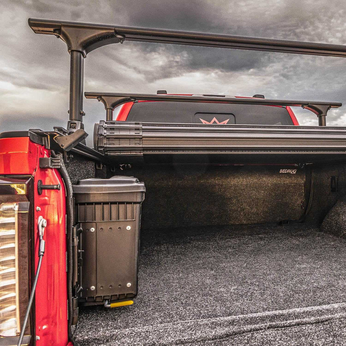 BAK Revolver X4TS Hard Rolling Truck Bed Tonneau Cover w/ T-Slot Rails | Ford F-150 6'5" Bed