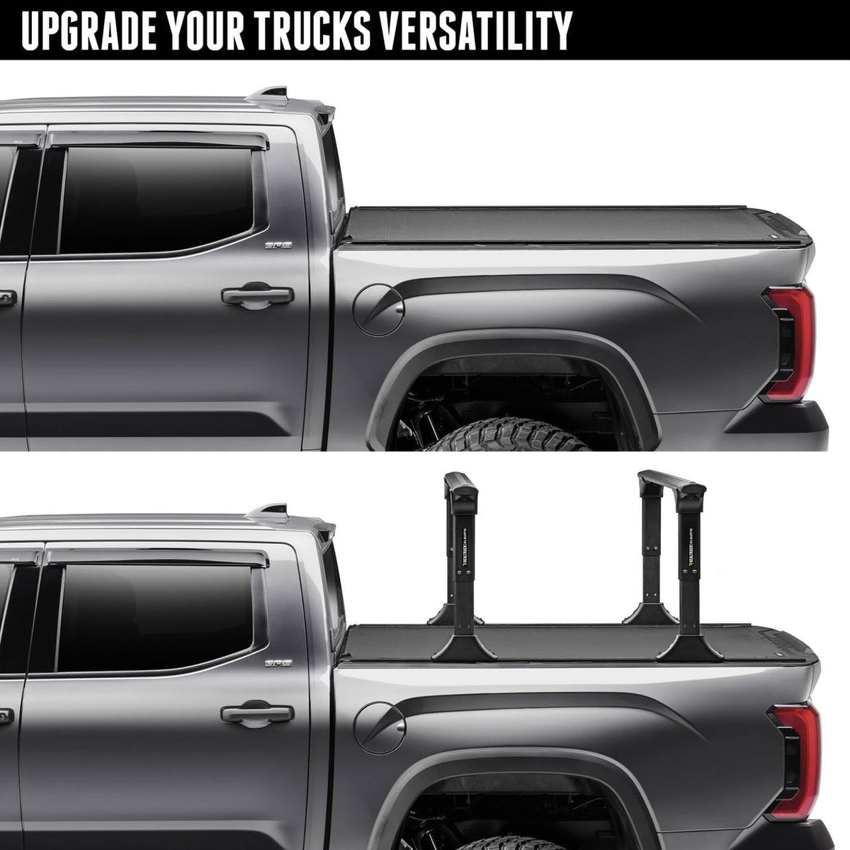 BAK Revolver X4TS Hard Rolling Truck Bed Tonneau Cover w/ T-Slot Rails | Ford F-150 6'5" Bed