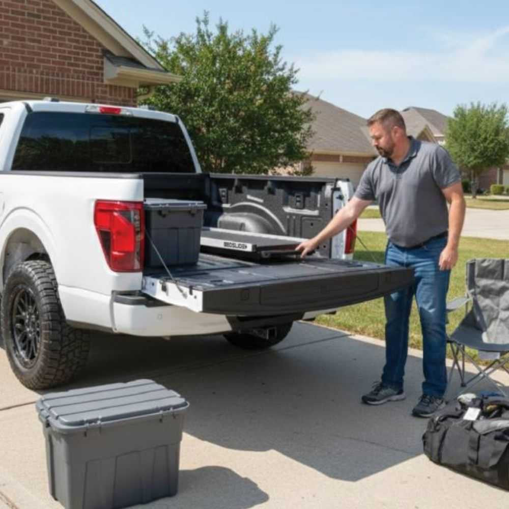 Bedslide 600 Slim Truck Bed Cargo Slide 57" x 24"