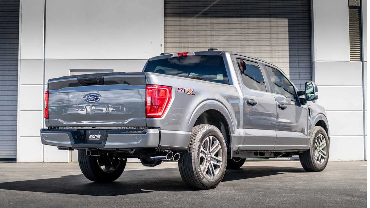 Borla Cat-Back Exhaust System ATAK Chrome Tip | Ford F-150 SWB & LWB (2021+)