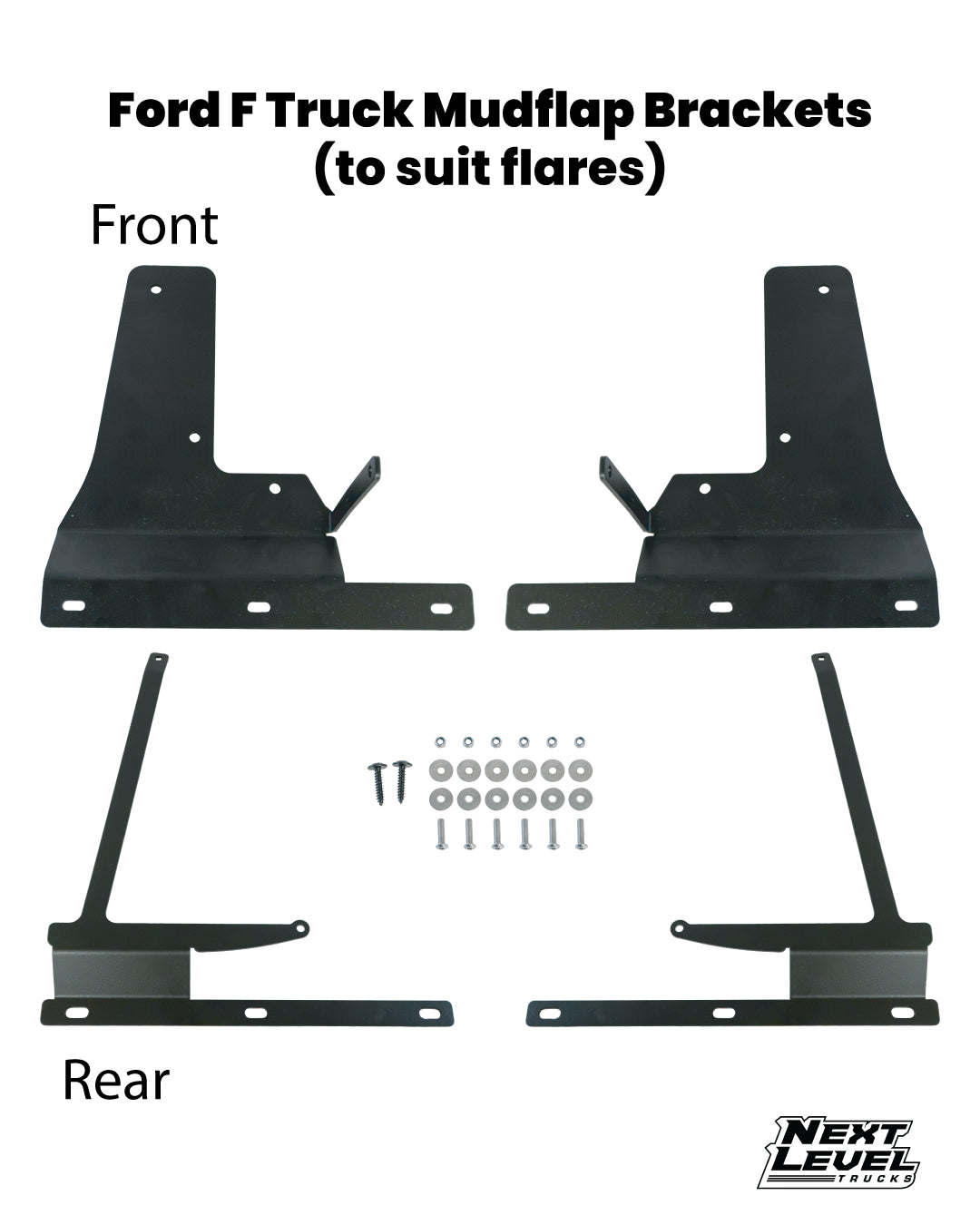 Front Mud Flaps to suit Ford F250 / F350 2023+ - Next Level Trucks