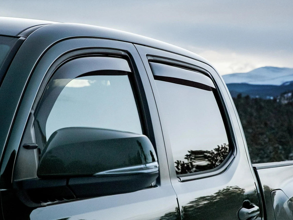 WeatherTech Side Window Deflector Front & Rear Set | Ford F-150/250/350 SuperCrew (Crew Cab) 2021+
