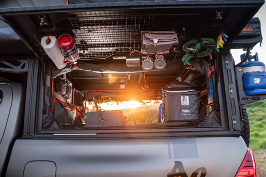 alu-cab Canopy Camper Side Door Grid