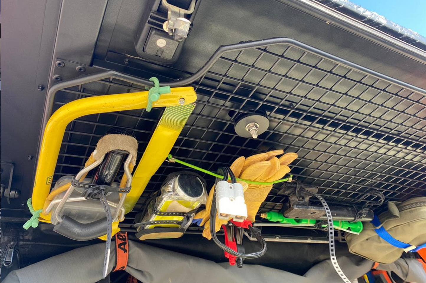 alu-cab Canopy Camper Side Door Grid
