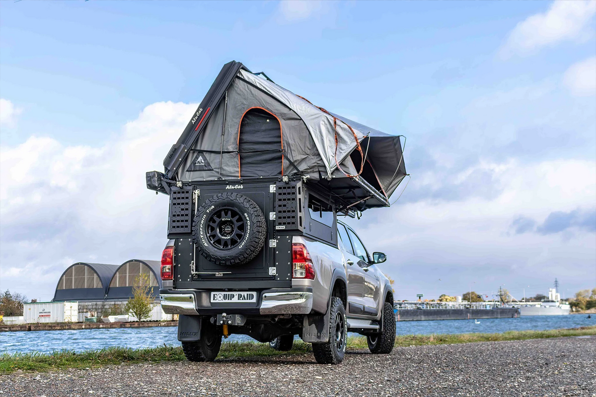 alu-cab Camper Spare Wheel Mount
